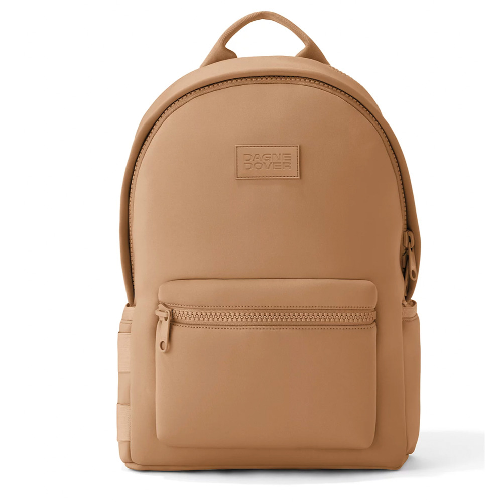 Dagne Dover Large Dakota Backpack Camel Neoprene NWT Work Travel Laptop Bag
